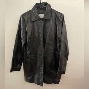 Nine west 90s vintage leather jacket